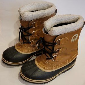 Sorel YOOT PAC Snow Boots / Color: Mesquite /  Size: Big Kid/Youth 4